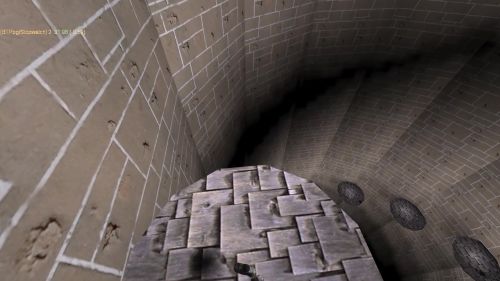 Unreal Tournament 99 First Person gameplay screenshot 8 of 10 - Map: CTF-BT-UP-UP-AND-AWAY.unr - Demo: 636dcdae-7922-49d7-8e07-8e1d0ed1c7c2.dem - Gameplay match