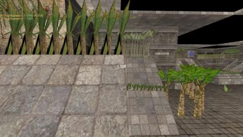 Unreal Tournament 99 First Person gameplay screenshot 4 of 12 - Map: CTF-BT-TreeTemple.unr - Demo: 4761cb3c-fc0a-4753-94ed-3da60e864457.dem - Gameplay match