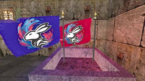 Unreal Tournament 99 First Person gameplay screenshot 7 of 12 - Map: CTF-BT-TreeTemple.unr - Demo: 4761cb3c-fc0a-4753-94ed-3da60e864457.dem - Gameplay match