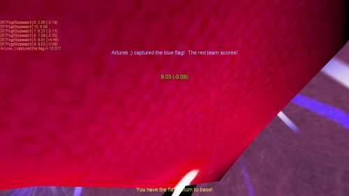 Unreal Tournament 99 First Person gameplay screenshot 9 of 11 - Map: CTF-BT-(goku)-DarkMazeEZ-dbl.unr - Demo: d95fc34e-30b1-418b-9c64-cd8e150a9298.dem - Gameplay match