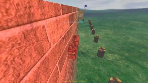 Unreal Tournament 99 First Person gameplay screenshot 7 of 10 - Map: CTF-BT-DayRush.unr - Demo: 57e66dde-27ae-4bde-b399-44c5432ec2d9.dem - Gameplay match