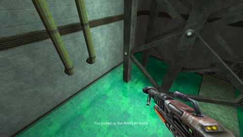 Unreal Tournament 99 First Person gameplay screenshot 3 of 9 - Map: CTF-BT-Nevermore-RE.unr - Demo: 1ebcbb35-63d5-4d6a-9a51-902572e259d0.dem - Gameplay match