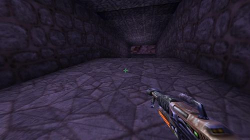 Unreal Tournament 99 First Person gameplay screenshot 3 of 11 - Map: CTF-BT-(Fran)Run-Baby!.unr - Demo: f6db99c2-8a6e-4e94-97c3-937e097f6066.dem - Gameplay match