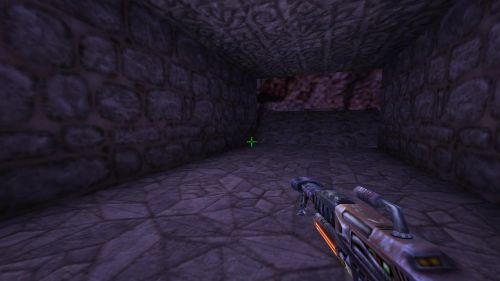 Unreal Tournament 99 First Person gameplay screenshot 4 of 11 - Map: CTF-BT-(Fran)Run-Baby!.unr - Demo: f6db99c2-8a6e-4e94-97c3-937e097f6066.dem - Gameplay match