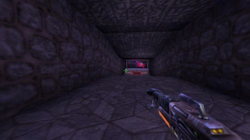 Unreal Tournament 99 First Person gameplay screenshot 7 of 11 - Map: CTF-BT-(Fran)Run-Baby!.unr - Demo: f6db99c2-8a6e-4e94-97c3-937e097f6066.dem - Gameplay match