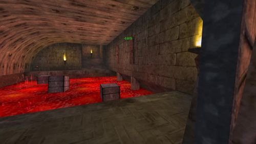 Unreal Tournament 99 First Person gameplay screenshot 1 of 10 - Map: CTF-BT-(syn)Infuriate-vF.unr - Demo: ec583830-c47b-43d2-ba6d-02ab0bbda1a9.dem - Gameplay match