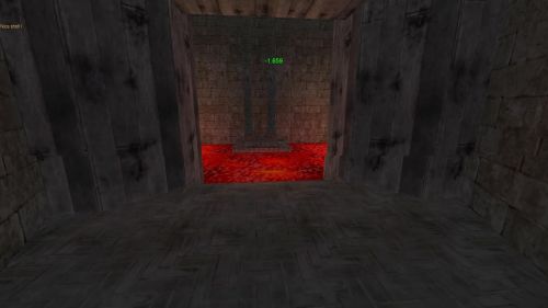 Unreal Tournament 99 First Person gameplay screenshot 3 of 10 - Map: CTF-BT-(syn)Infuriate-vF.unr - Demo: ec583830-c47b-43d2-ba6d-02ab0bbda1a9.dem - Gameplay match