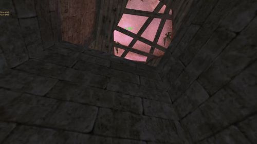 Unreal Tournament 99 First Person gameplay screenshot 4 of 10 - Map: CTF-BT-(syn)Infuriate-vF.unr - Demo: ec583830-c47b-43d2-ba6d-02ab0bbda1a9.dem - Gameplay match