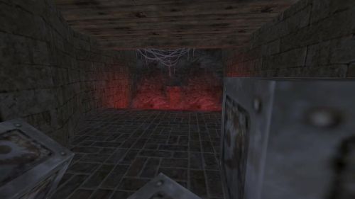 Unreal Tournament 99 First Person gameplay screenshot 6 of 10 - Map: CTF-BT-(syn)Infuriate-vF.unr - Demo: ec583830-c47b-43d2-ba6d-02ab0bbda1a9.dem - Gameplay match