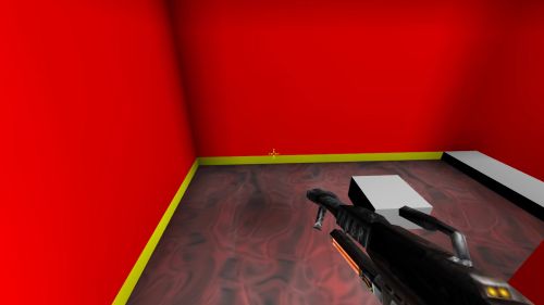 Unreal Tournament 99 First Person gameplay screenshot 3 of 10 - Map: CTF-BT-REDvsBLUE-(Level3).unr - Demo: b5935424-61d9-419a-bc51-4f06197509b4.dem - Gameplay match