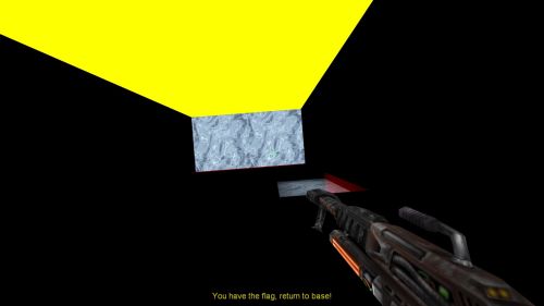 Unreal Tournament 99 First Person gameplay screenshot 7 of 10 - Map: CTF-BT-REDvsBLUE-(Level3).unr - Demo: b5935424-61d9-419a-bc51-4f06197509b4.dem - Gameplay match