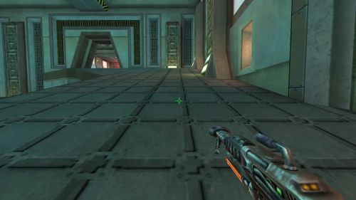 Unreal Tournament 99 First Person gameplay screenshot 1 of 9 - Map: CTF-BT-Gloaming.unr - Demo: bcf314af-cb7d-40d9-9a61-56337a299b44.dem - Gameplay match