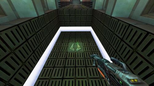 Unreal Tournament 99 First Person gameplay screenshot 3 of 9 - Map: CTF-BT-Gloaming.unr - Demo: bcf314af-cb7d-40d9-9a61-56337a299b44.dem - Gameplay match