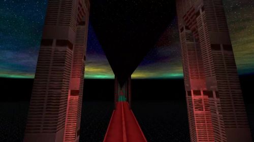 Unreal Tournament 99 First Person gameplay screenshot 5 of 10 - Map: CTF-BT-(Worsy)-BounceInTime.unr - Demo: 962f2c44-c5a6-434b-8fe0-cfca837e6055.dem - Gameplay match