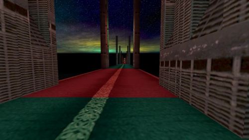 Unreal Tournament 99 First Person gameplay screenshot 8 of 10 - Map: CTF-BT-(Worsy)-BounceInTime.unr - Demo: 962f2c44-c5a6-434b-8fe0-cfca837e6055.dem - Gameplay match