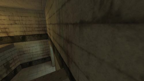 Unreal Tournament 99 First Person gameplay screenshot 6 of 10 - Map: CTF-BT-DecayedCollapseCB2.unr - Demo: 0d89cb3a-5ff4-4fca-b9ec-0c61e43bde0a.dem - Gameplay match