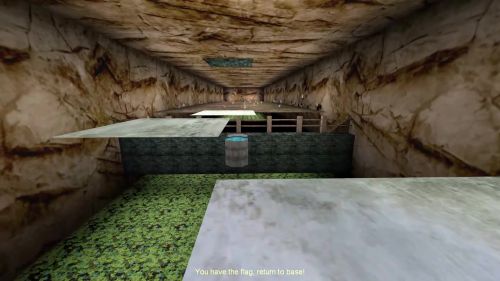 Unreal Tournament 99 First Person gameplay screenshot 6 of 9 - Map: CTF-BT-SpiderBattleField.unr - Demo: bd783bb3-98a6-4214-9d90-fc4a787a26bd.dem - Gameplay match