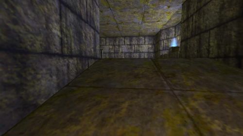 Unreal Tournament 99 First Person gameplay screenshot 4 of 10 - Map: CTF-BT-ArcaneTemple-dbl.unr - Demo: 18ded87d-8f2c-4d15-a709-92b85cef83d0.dem - Gameplay match