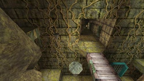 Unreal Tournament 99 First Person gameplay screenshot 6 of 10 - Map: CTF-BT-ArcaneTemple-dbl.unr - Demo: 18ded87d-8f2c-4d15-a709-92b85cef83d0.dem - Gameplay match