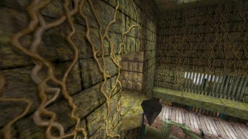 Unreal Tournament 99 First Person gameplay screenshot 7 of 10 - Map: CTF-BT-ArcaneTemple-dbl.unr - Demo: 18ded87d-8f2c-4d15-a709-92b85cef83d0.dem - Gameplay match