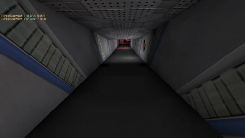 Unreal Tournament 99 First Person gameplay screenshot 9 of 10 - Map: CTF-BT-(ex)TimeWontTell.unr - Demo: b91a8dcf-3915-4485-9db5-0b743cd8cae8.dem - Gameplay match