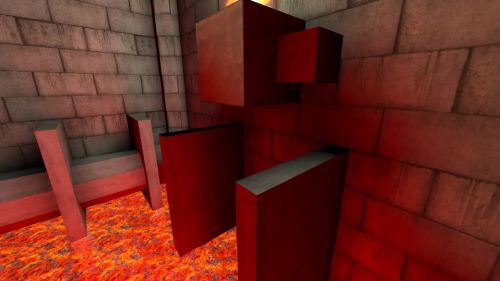 Unreal Tournament 99 First Person gameplay screenshot 7 of 9 - Map: CTF-BT-(CN)Happy2011.unr - Demo: fbaea4ab-1b5b-412d-817f-d2d5b324a29e.dem - Gameplay match