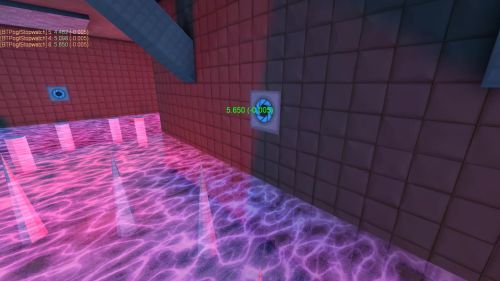 Unreal Tournament 99 First Person gameplay screenshot 3 of 10 - Map: CTF-BT-BlackHill.unr - Demo: 069edb05-837d-407e-82a1-9d948f75df76.dem - Gameplay match