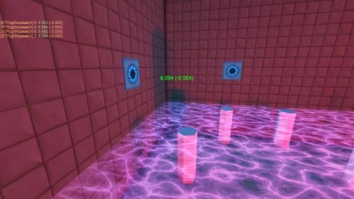 Unreal Tournament 99 First Person gameplay screenshot 4 of 10 - Map: CTF-BT-BlackHill.unr - Demo: 069edb05-837d-407e-82a1-9d948f75df76.dem - Gameplay match