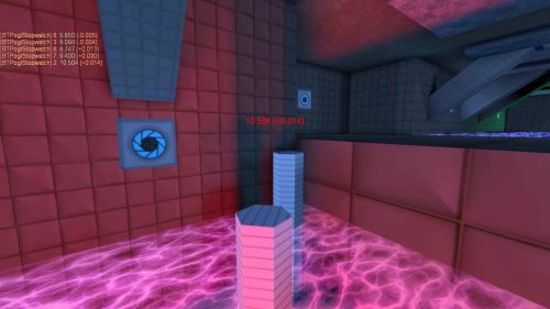 Unreal Tournament 99 First Person gameplay screenshot 5 of 10 - Map: CTF-BT-BlackHill.unr - Demo: 069edb05-837d-407e-82a1-9d948f75df76.dem - Gameplay match