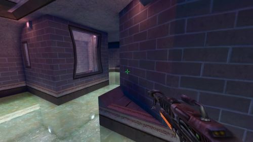 Unreal Tournament 99 First Person gameplay screenshot 1 of 9 - Map: CTF-BT-FlagrantCB.unr - Demo: d608f9f6-5849-4ee8-a528-2c5accc285b6.dem - Gameplay match