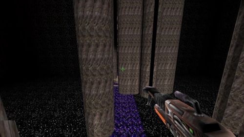 Unreal Tournament 99 First Person gameplay screenshot 3 of 10 - Map: CTF-BT-[SFC]JumpPad-fix2.unr - Demo: b58d25a6-54db-4ef0-be23-048e06ee073f.dem - Gameplay match