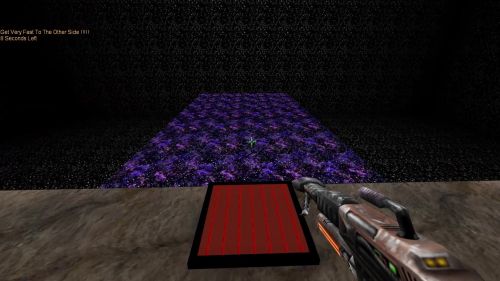 Unreal Tournament 99 First Person gameplay screenshot 5 of 10 - Map: CTF-BT-[SFC]JumpPad-fix2.unr - Demo: b58d25a6-54db-4ef0-be23-048e06ee073f.dem - Gameplay match