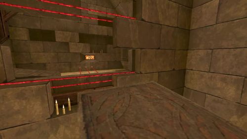 Unreal Tournament 99 First Person gameplay screenshot 1 of 10 - Map: CTF-BT-DreamersRuinsV2.unr - Demo: 7e71d814-f0dd-490a-be7a-f93cb8317c15.dem - Gameplay match