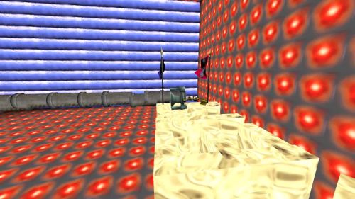 Unreal Tournament 99 First Person gameplay screenshot 9 of 11 - Map: CTF-BT-}FcT{-MFL.unr - Demo: 924a1917-376f-4202-9d22-ee975a24a5a6.dem - Gameplay match