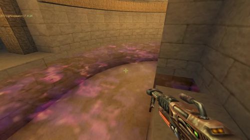 Unreal Tournament 99 First Person gameplay screenshot 1 of 9 - Map: CTF-BT-Lanayru-v3.unr - Demo: ebb921b3-cd51-4bd9-9029-56f2813069e5.dem - Gameplay match