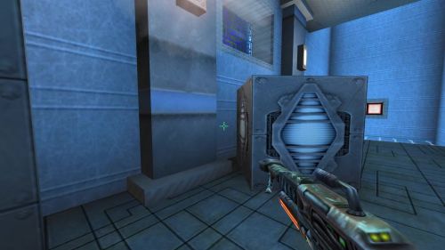 Unreal Tournament 99 First Person gameplay screenshot 4 of 9 - Map: CTF-BT-Lanayru-v3.unr - Demo: ebb921b3-cd51-4bd9-9029-56f2813069e5.dem - Gameplay match