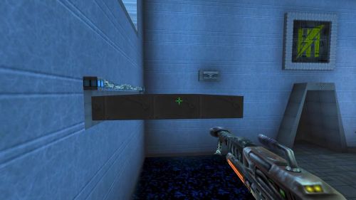 Unreal Tournament 99 First Person gameplay screenshot 6 of 9 - Map: CTF-BT-Lanayru-v3.unr - Demo: ebb921b3-cd51-4bd9-9029-56f2813069e5.dem - Gameplay match