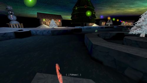 Unreal Tournament 99 First Person gameplay screenshot 1 of 10 - Map: CTF-BT-(Worsy)-MerryXmas2025-V2.unr - Demo: f995b1d8-763f-4cdc-b085-6c912a38d1b7.dem - Gameplay match