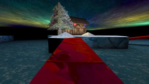 Unreal Tournament 99 First Person gameplay screenshot 4 of 10 - Map: CTF-BT-(Worsy)-MerryXmas2025-V2.unr - Demo: f995b1d8-763f-4cdc-b085-6c912a38d1b7.dem - Gameplay match