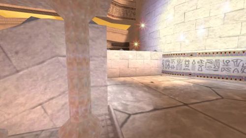 Unreal Tournament 99 First Person gameplay screenshot 1 of 10 - Map: CTF-BT-Gust.unr - Demo: 4585f1e6-36dd-4f1e-a635-86d00ff98371.dem - Gameplay match