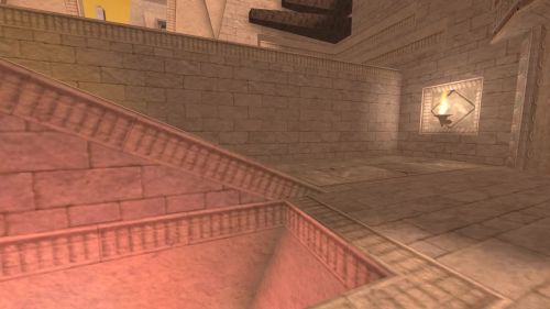 Unreal Tournament 99 First Person gameplay screenshot 2 of 10 - Map: CTF-BT-Gust.unr - Demo: 4585f1e6-36dd-4f1e-a635-86d00ff98371.dem - Gameplay match