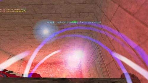 Unreal Tournament 99 First Person gameplay screenshot 10 of 10 - Map: CTF-BT-Gust.unr - Demo: 4585f1e6-36dd-4f1e-a635-86d00ff98371.dem - Gameplay match