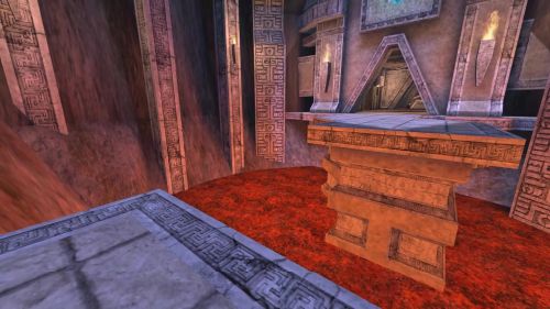 Unreal Tournament 99 First Person gameplay screenshot 5 of 9 - Map: CTF-BT-Asymmetric-RE2.unr - Demo: 37e2f881-4e01-4200-8c8b-39b9a8d65fc3.dem - Gameplay match