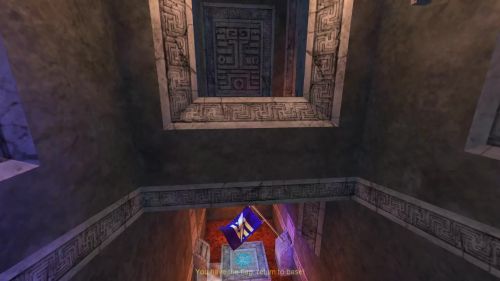 Unreal Tournament 99 First Person gameplay screenshot 9 of 9 - Map: CTF-BT-Asymmetric-RE2.unr - Demo: 37e2f881-4e01-4200-8c8b-39b9a8d65fc3.dem - Gameplay match