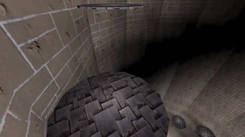 Unreal Tournament 99 First Person gameplay screenshot 4 of 10 - Map: CTF-BT-UP-UP-AND-AWAY.unr - Demo: 5966fb04-7306-426c-8fa4-bc51a743295a.dem - Gameplay match