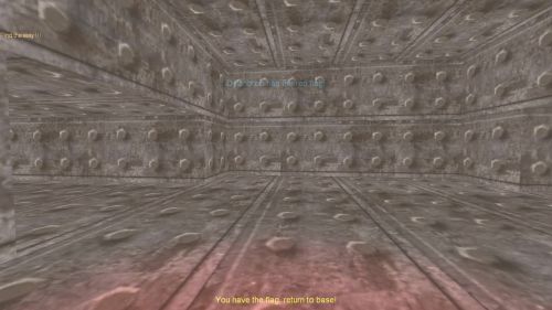 Unreal Tournament 99 First Person gameplay screenshot 1 of 10 - Map: CTF-BT-Find-The-Way-v1.unr - Demo: 11917d9d-c766-4c8d-9b2e-9679e34363d3.dem - Gameplay match
