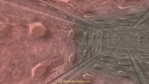 Unreal Tournament 99 First Person gameplay screenshot 4 of 10 - Map: CTF-BT-Find-The-Way-v1.unr - Demo: 11917d9d-c766-4c8d-9b2e-9679e34363d3.dem - Gameplay match