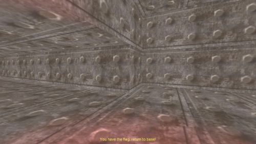 Unreal Tournament 99 First Person gameplay screenshot 5 of 10 - Map: CTF-BT-Find-The-Way-v1.unr - Demo: 11917d9d-c766-4c8d-9b2e-9679e34363d3.dem - Gameplay match