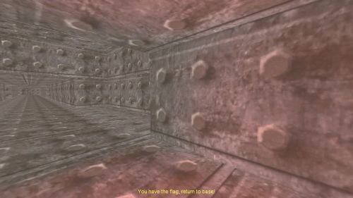 Unreal Tournament 99 First Person gameplay screenshot 7 of 10 - Map: CTF-BT-Find-The-Way-v1.unr - Demo: 11917d9d-c766-4c8d-9b2e-9679e34363d3.dem - Gameplay match