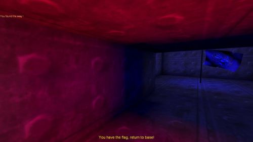 Unreal Tournament 99 First Person gameplay screenshot 10 of 10 - Map: CTF-BT-Find-The-Way-v1.unr - Demo: 11917d9d-c766-4c8d-9b2e-9679e34363d3.dem - Gameplay match